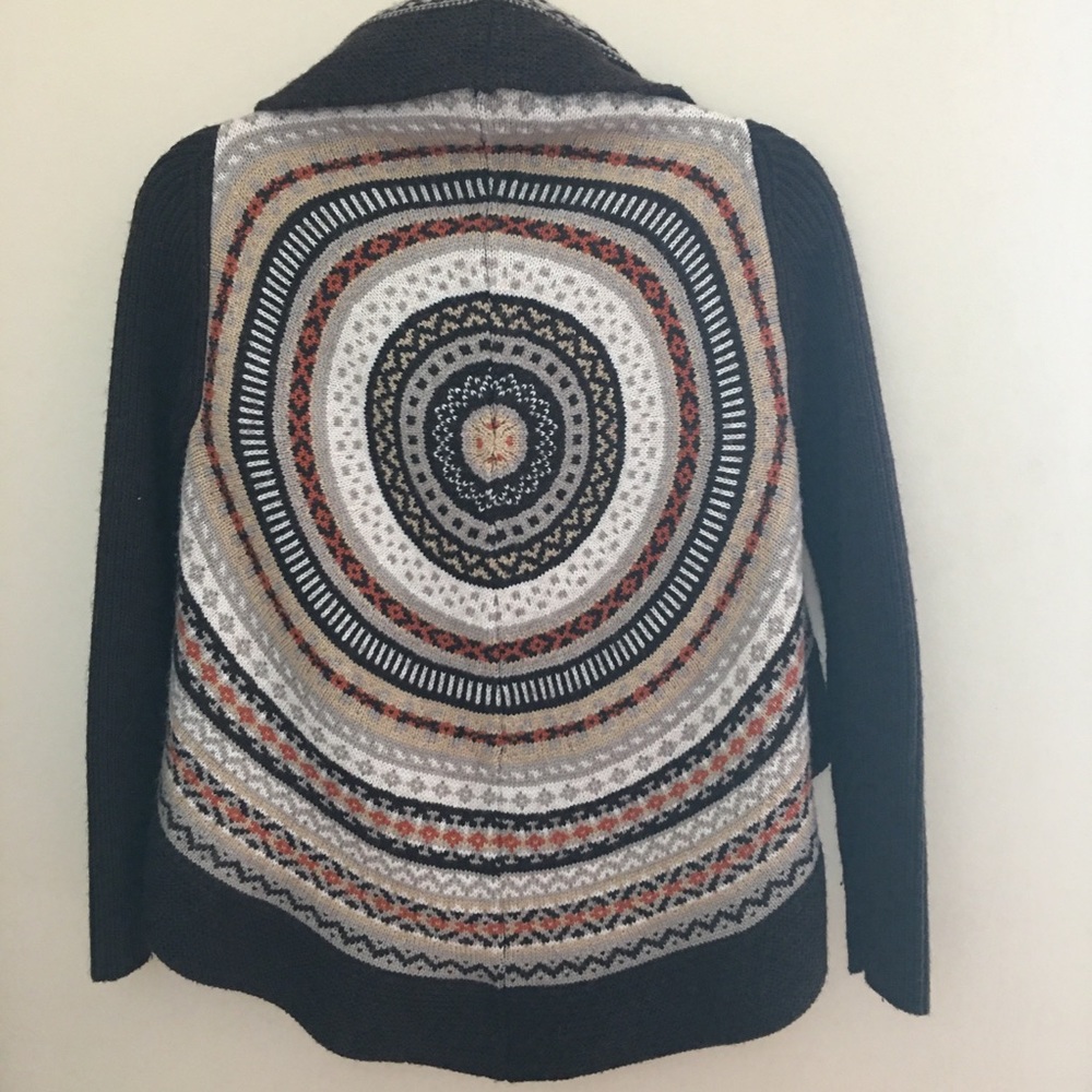 A. Gianneti Flyaway Circle Open Cardigan small